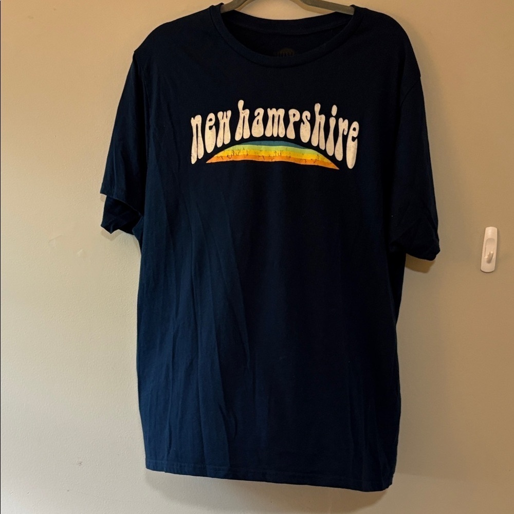 New Hampshire Navy Blue T-Shirt Size XXL